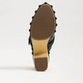 thumbnail image 7 of Sam Edelman Nyla Black Leather Rounded Toe Slip On Block Heel Clog Mules (Black Leather, 6.5), 7 of 7