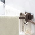 thumbnail image 1 of Swivel Towel Hanger Self-Adhesive Wall Mounted No Drilling Towel Pole Holder Bathroom Kitchen Rack, 1 of 6