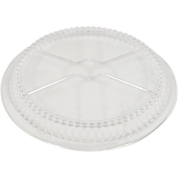 Rhino-Foil 8 inches Round Plastic Dome Lids - PACK OF 500 - Ideal for Food Service and Catering (500ct)