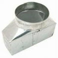 thumbnail image 1 of HVAC Register Boot, Galvanized, 30 Gauge, 4 x 12 In. to 6 In. - GV0705-C, 1 of 2