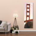 thumbnail image 2 of Pont Coucher de Soleil sur la Porte Dorée - Toile 20"x60 Pouces - Impression à la Demande, 2 of 5