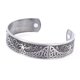 thumbnail image 2 of Pulsera para hombres Vintage Árbol de la vida Nudo Tótem Cuidado de la salud Brazalete de terapia magnética Brazalete para la circulación sanguínea Reducir el estrés, 2 of 8