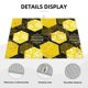 thumbnail image 3 of Fotbe Geometric Pattern with Bee Alfombrilla de Secado para Cocina con Estampado, 18x24 Pulgadas, 3 of 7