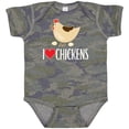 thumbnail image 3 of Inktastic Chickens Cute Farm Animal Boys or Girls Baby Bodysuit, 3 of 5
