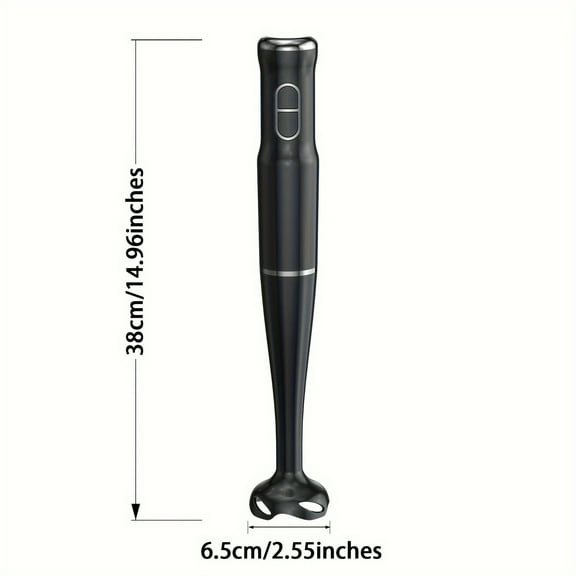 400W Immersion Blender, 2-Speed Handheld Mixer with Turbo, 304 Stainless Steel Blade for Soup, Smoothie, Puree, Detachable Corded Stick Blender