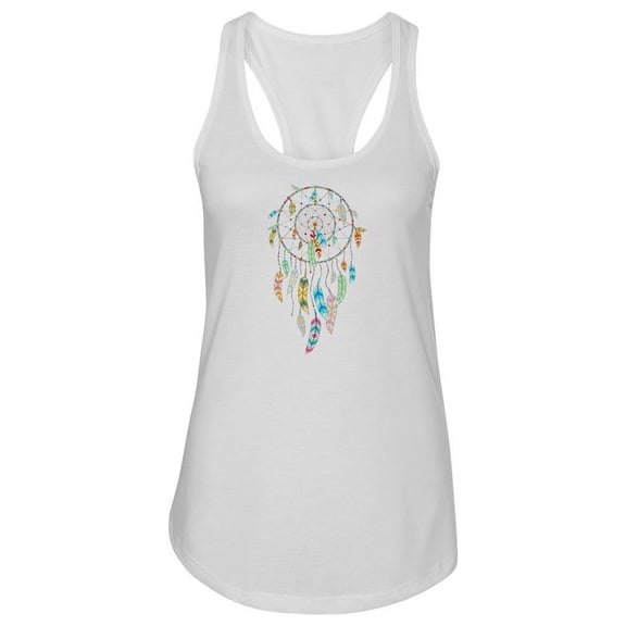 Beautiful Dream Catcher Design. Tank Women -Image by Shutterstock, Female Small