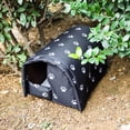 thumbnail image 2 of Nido para gatos callejeros, para exteriores, impermeable, de tela Oxford, cerrado, para gatos salvajes, cálido para invierno, suministros para gatos, 2 of 4