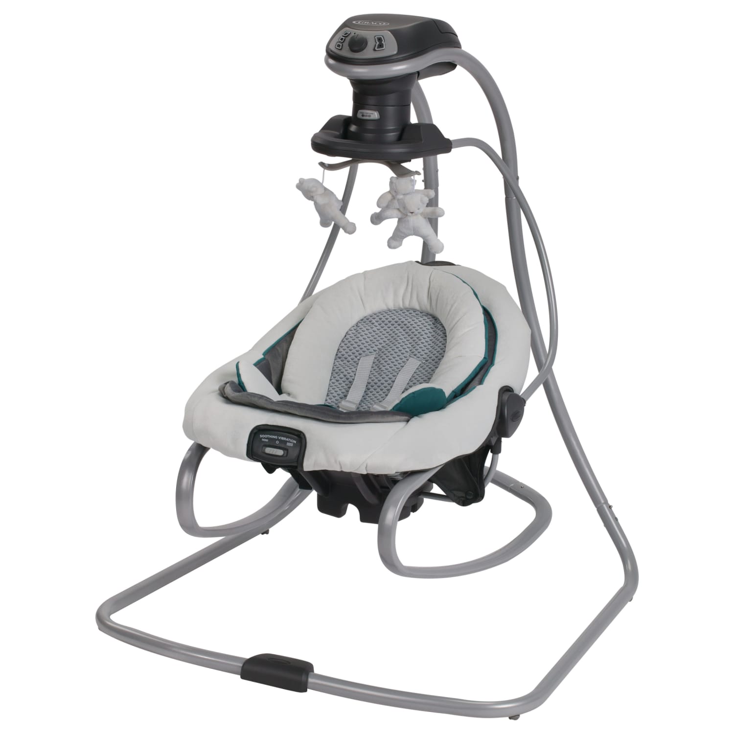 Graco DuetSoothe Swing and Rocker, Sapphire Green photo 1