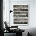 thumbnail image 3 of Today Is A Brand New Day Quotes Motivational Inspirational Positive Quotes Home Decor Poster Wall Art Hanging Picture Print Bedroom Decorative Painting Posters Room Aesthetic 24x36inch(60x90cm), 3 of 6