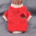 thumbnail image 4 of XS Ropa cálida de lana para perros, ropa de frutas para gatos, pijamas suaves para cachorros, ropa para Chihuahua, suéter para perros, jersey de Bulldog Francés, 4 of 5