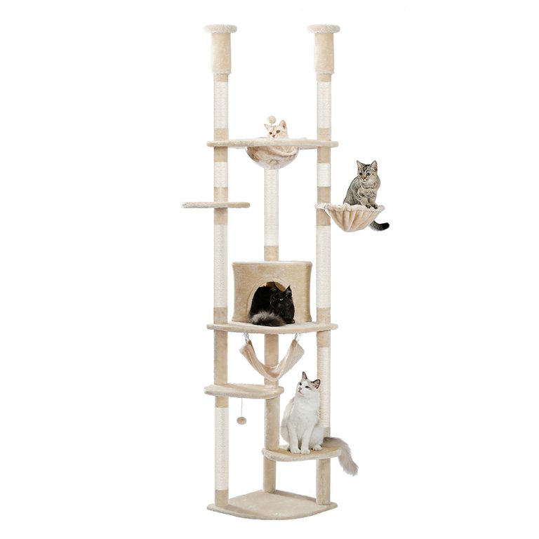 Walmart floor to hot sale ceiling cat tree