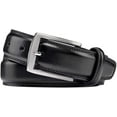 thumbnail image 2 of Men's Belt, Genuine Leather Dress Belts for Men with Single Prong Buckle- Classic & Fashion Design for Work Business and Casual (Black, 50in), 2 of 6