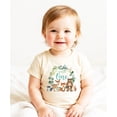 thumbnail image 3 of Wild One Wreath with Woodland Animals T-Shirts for Baby Girls and Boys, Natural Shirt, 12M, 3 of 8
