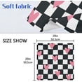 thumbnail image 7 of Bestwell 1 pcs Valentine's Day Love Heart Cloth Napkins ,Reusable Washable Polyester Dinner Table Napkins for Family,Kitchen,Dining,Party Decor, 7 of 7