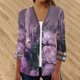thumbnail image 1 of Cardigans de liquidación de Ichuanyi para mujeres cubren flor liviana de flores casuales de tres trimestres blusas abiertas de cárdigan delantero ICHUANYI WER202308213102, 1 of 5