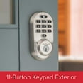 thumbnail image 2 of Kwikset 99380-001 Halo Wi-Fi Smart Lock Keyless Entry Electronic Keypad Deadbolt Featuring SmartKey Security, Satin Nickel, 2 of 5