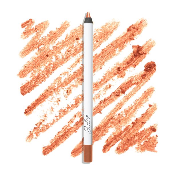Julep When Pencil Met Gel Delineador de ojos multiusos afilable de larga duración - Tangerine Shimmer - A prueba de transferencia - Delineador de alto rendimiento
