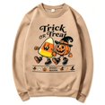 thumbnail image 4 of Halloween Sweatshirts for Women Halloween Costumes for Women Halloween Tops for Women Pullover Sweaters Crew Neck Sweatshirts Women Oversized Sweatshirt for Women Women Trendy Sweater, 4 of 5