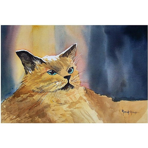 Trademark Art "Fat Cat" Canvas Art by Ryan Radke