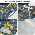 thumbnail image 4 of Yellow Truck Tractor Pattern Swim Trunks Quick Dry Beach Pool Board Shorts Lightweight Stylish Print Sizes 2T to XL, 4 of 8