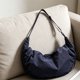thumbnail image 4 of YiJuHui Women's Crossbody Bag Shoulder Bag, Nylon Crescent Purse with Pleated Tassel, Large Capacity Commute Work Bag, Lightweight Handbag for Women, Everyday Casual Office Travel Shopping Tote, 4 of 6