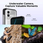 DOOGEE Blade 20 Rugged Smartphone,10300mAh/18W,20GB+128GB/TF 2TB Octa Core Rugged Phone,6.6 HD+ Gaming Phones,16MP Camera,IP68/IP69K Waterproof Phone,Triple Slot/NFC/Face ID/GPS Android 15