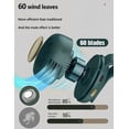 thumbnail image 7 of Portable Silent Mini Bladeless Fan Clip On, Small Fan Clip on for Shirt & Waist, Adjustable 3-Speed Suspended Whirlwind Fans, For Outdoor & Travel & Office, Travel Accessories, Gift, 7 of 7