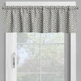 thumbnail image 4 of Ambesonne Modern Valance & Curtain, Geometric Maze, 55"x30", White and Army Green, 4 of 6