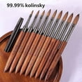 thumbnail image 4 of Kolinsky Acrylic Nail Brush Set 3D Pure Handmade Nail Brushes For Acrylic Application Professional Nail Art Brush, 4 of 4