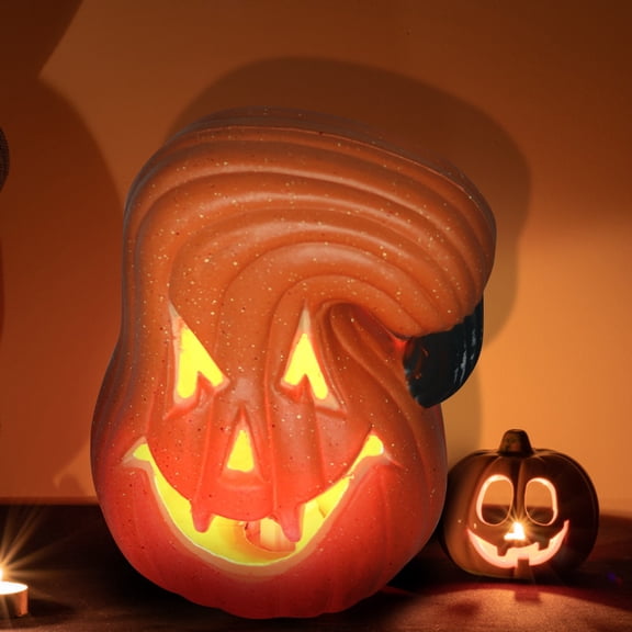 Pumpkin Hat JackoLantern Decor Pumpkin Decorations Pumpkin Lights for Outdoor Halloween Decorations Halloween Decor for Spooky Garden