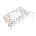 thumbnail image 1 of Dispensador De Toallitas Portátiles, Bolsa De Toallitas Para Bebés Con Patrón De Hojas, Tipo Extraíble Con Cremallera Para Ir De Compras, 1 of 7