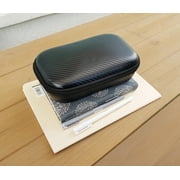 ZIPIT Carbon Storage Box with Inner Divider, Black
