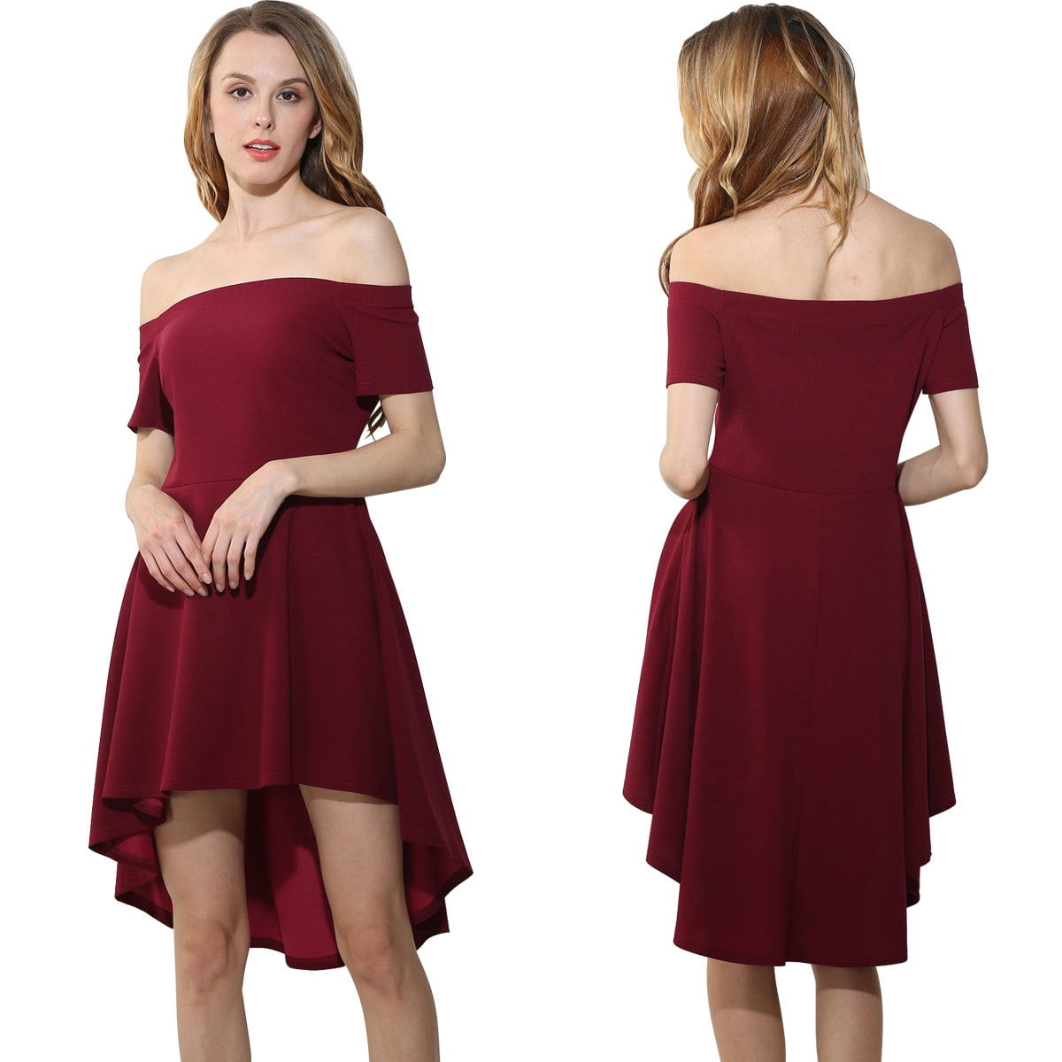 short sleeve tuxedo dress