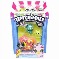 Hatchimals CollEGGtibles Pet Obsessed Rhooby and Bunny Sparkly Blue (2 pack) HatchiPets