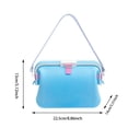 thumbnail image 3 of 1PC Huggea Bag, Women Summer Silicone Handbag, 135.26 fl oz Waterproof Foldable Crossbody Tote, 3 of 6
