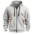 thumbnail image 3 of Xzbqbs Hoodies for Men Full Zip Tactical Pullover Hoodie Fashion Lightweight Workwear Hooded Sweatshirt with Pockets Big and Tall, 3 of 3