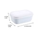 thumbnail image 2 of Funda de jabón de baño para envase de viaje | Material de PP duradero | Mecanismo de bloqueo a prueba de fugas | Caja compacta de almacenamiento de 116x83x47mm para duchas de senderismo en viajes de, 2 of 2