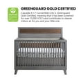 thumbnail image 6 of Soho Baby Cascade 4-in-1 Convertible Crib, Multi-Tone Gray, GreenGuard Gold Certified, 6 of 9