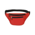 thumbnail image 1 of 3-Zipper Fanny Pack - Red, 1 of 1