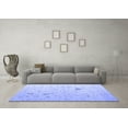 thumbnail image 3 of Ahgly Company Indoor Rectangle Oriental Blue Traditional Area Rugs, 8' x 12', 3 of 4