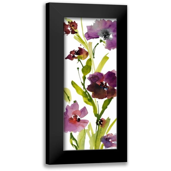 Loreth, Lanie 8x14 Black Modern Framed Museum Art Print Titled - Violet le Povat II