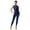 Navy Blue, variant on Long Sleeve Dance Unitard Bodysuits for Women Ballet Gymnastics Performance Practice Wear Purple XL