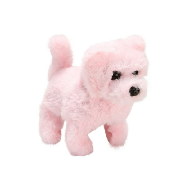 Simulation Peluche Électrique Chiot Animal Jouet Chien Peut Marcher Et  Appeler Jouet Chien Enfants Cadeau