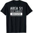thumbnail image 1 of Area 51 T-Shirt Costume d'Abduction Alien Sujet de Test Halloween - Blanc - P, 1 of 3
