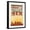 Black Frame, variant on Art.com Phoenix, Arizona - Skyline and Sunburst Screenprint Style Art Print by Lantern Press, Black Frame Wall Art, 21" x 29"