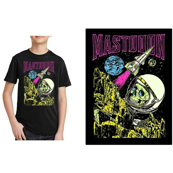 Mastodon Kids T-Shirt: Space Colorization (11-12 Years)