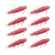 thumbnail image 3 of 8 señuelos de pesca blandos, gusanos, larvas, cebos artificiales portátiles realistas para río Rosa, 3 of 9