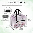thumbnail image 6 of ZIATUBLE Hummingbird Portable Cover Tote Bag Floral Sewing Machine Storage Bags Large Capacity Carry Case with Storage Pockets and Handles Reusable Sewing Machine Organizer Kit, 6 of 7