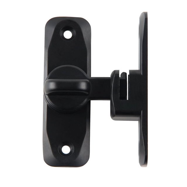 Hardware de cerradura de puerta de granero, pestillos de puerta resistentes noctilucentes de 90 grados, pestillo abatible, cerradura de pestillo de perno de puerta de seguridad, pestillo de