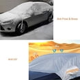 thumbnail image 2 of Car Cover Car Cover, Anti-UV and Windproof Half Cover for Automobiles, Sun, Rain, Dust, All Weather, Windshield, Side/Rear Window, Universal Fit for 185'' Sedan, 2 of 6